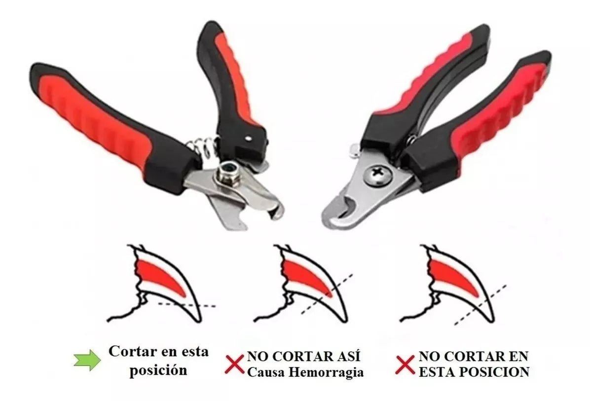 Cortauñas de mascotas con lima